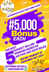 kingsvtu, xpinomoney, xpino money, VTU, Airtime, Data and Bills Payments, reseller portal, vendor, mtn, glo, airtel, 9mobile, nigeria, precious ikpoza, best data and vtu, cheap